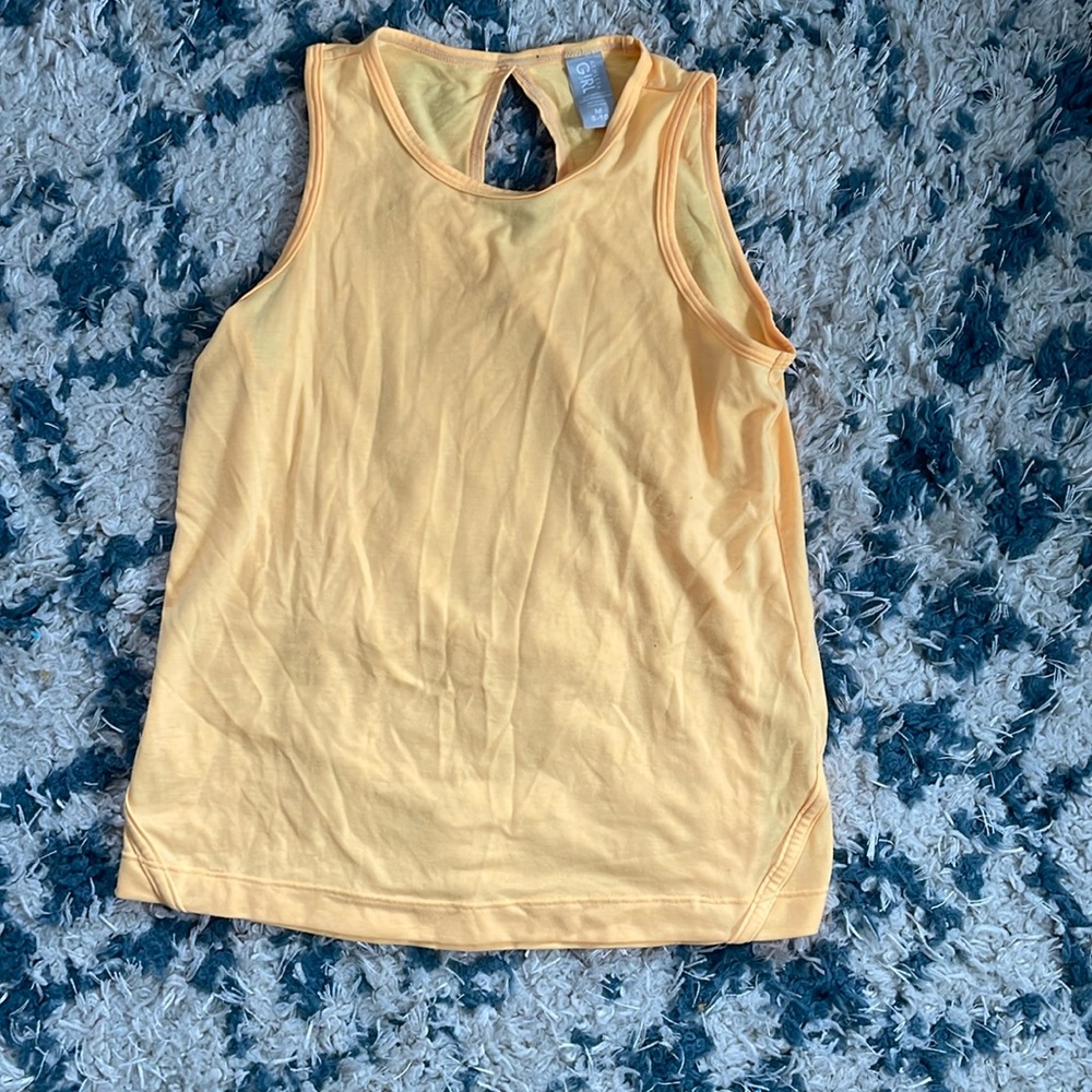 Athleta Girl Orange Tank Top